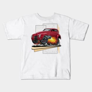 1938 Ford Deluxe Hot Rod Kids T-Shirt